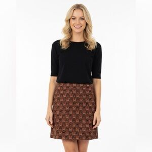 Ann Taylor LOFT 2 Petite paisley floral skirt